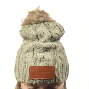 Mountain Lake Lodge Cable Knit Hat